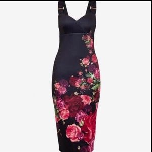 New-Ted Baker Juxtapose Rose Modi Dress